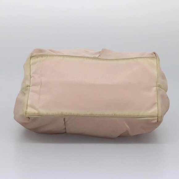 PRADA Hand Bag Nylon Leather 2way Pink Gold Auth EC720 - Picture 6 of 16
